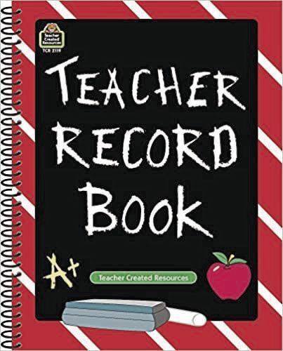 Teacher Resources Record Book